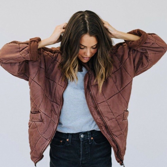 Free People Dolman Quilted Knit Jacket, Small (NWOT) - Picture 1 of 8